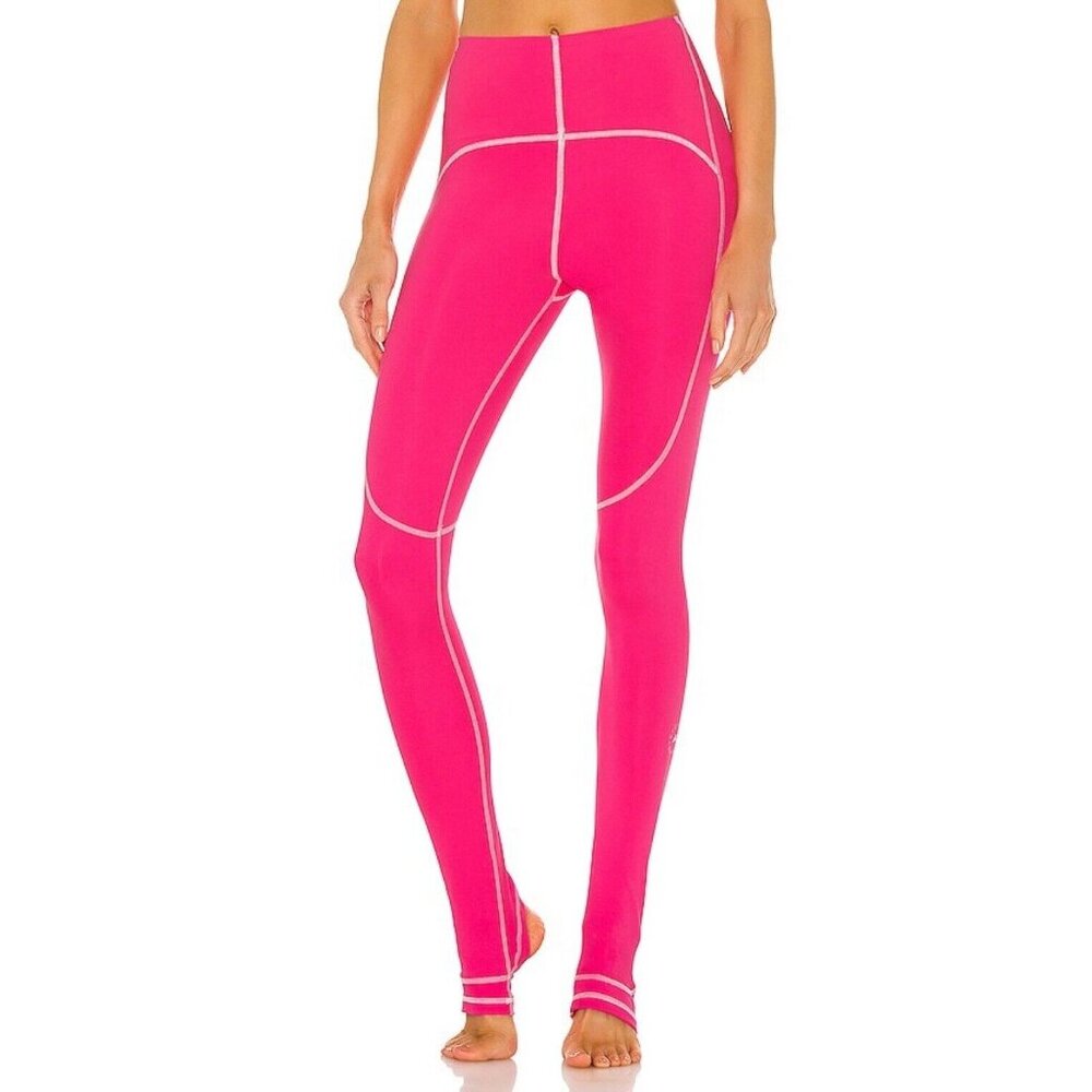 Adidas By Stella McCartney ASMC TST‎ Tights Pink and White Size Medium M Revolve